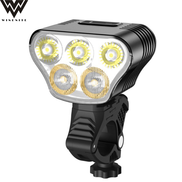 New Lanuch M5 8000Lumen Bike Light with External 20000mAh Battery